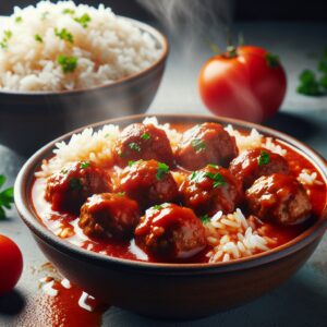 Nationalgericht Uruguay: #Albóndigas con Arroz# (Rezept)