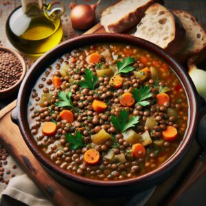 Nationalgericht Uruguay: #Cazuela de Lentejas# (Rezept)
