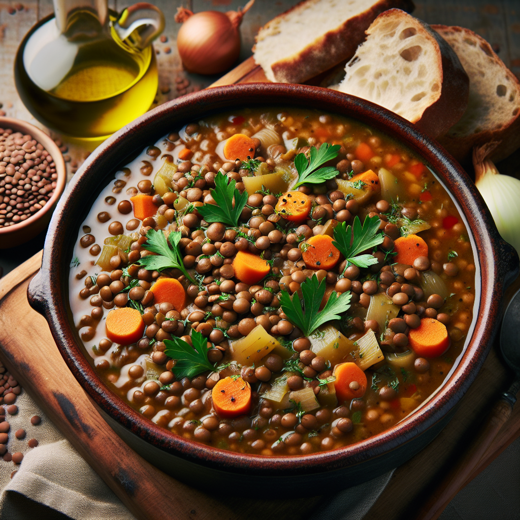 Nationalgericht Uruguay: Cazuela de Lentejas (Rezept)