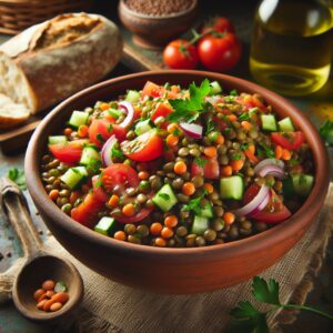 Nationalgericht Uruguay: #Ensalada de Lentejas# (Rezept)