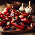 Nationalgericht Uruguay: #Pimientos Asados con Ajo# (Rezept)