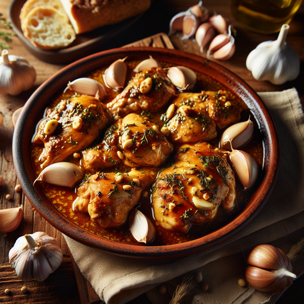 Nationalgericht Uruguay: Pollo al Ajillo (Rezept)