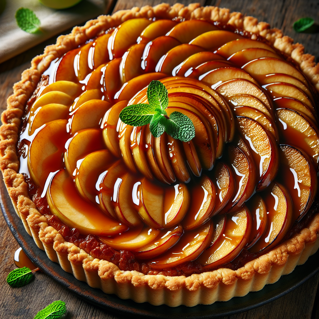 Nationalgericht Uruguay: Tarta de Manzana Caramelizada (Rezept)