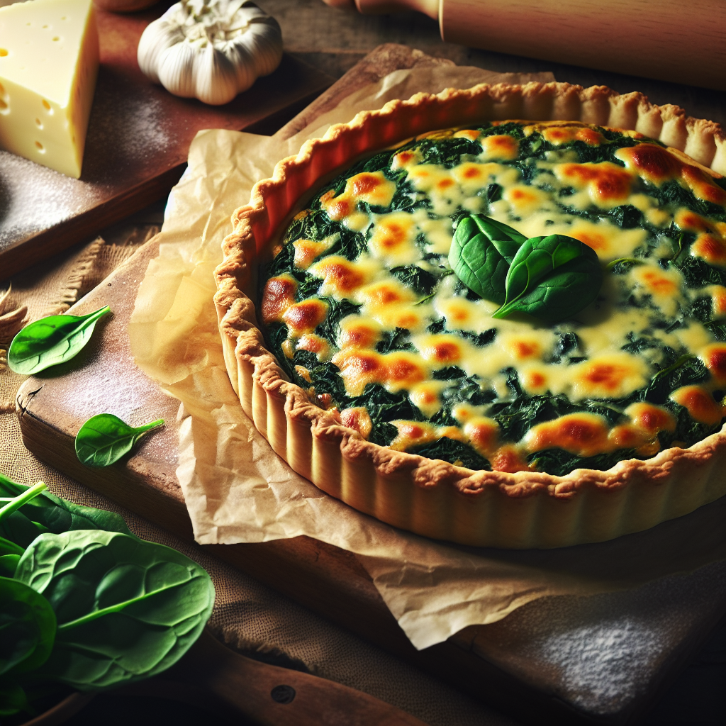Nationalgericht Uruguay: Tarta de Queso y Espinaca (Rezept)