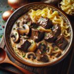 Nationalgericht USA: #Beef Stroganoff# (Rezept)