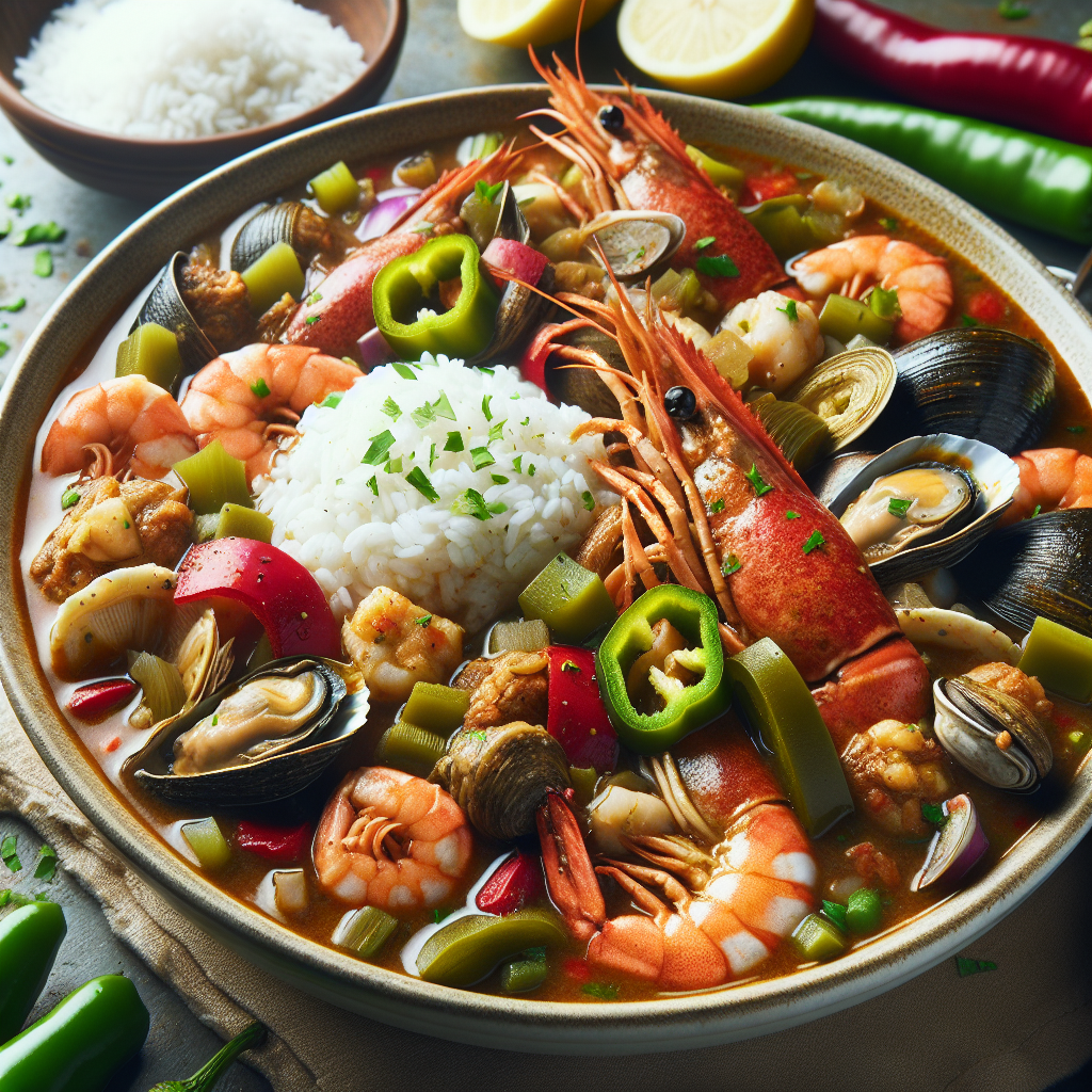 Nationalgericht USA: Gumbo mit Meeresfrüchten (Rezept)