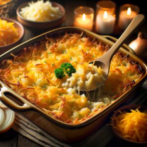 Nationalgericht USA: #Hashbrown Casserole# (Rezept)