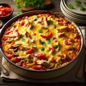 Nationalgericht USA: #King Ranch Chicken Casserole# (Rezept)