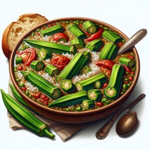 Nationalgericht USA: #Okra Gumbo# (Rezept)