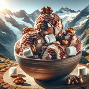 Nationalgericht USA: #Rocky Road Ice Cream# (Rezept)