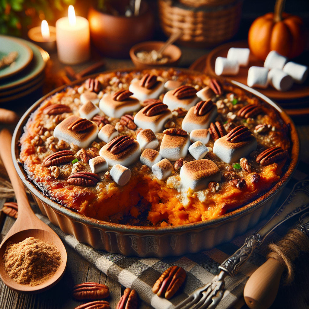 Nationalgericht USA: Sweet Potato Casserole (Rezept)