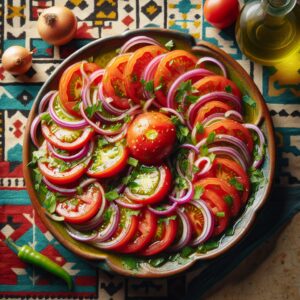 Nationalgericht Usbekistan: #Achichuk Salat# (Rezept)