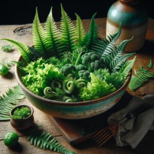 Nationalgericht Vanuatu: #Fern Salad# (Rezept)