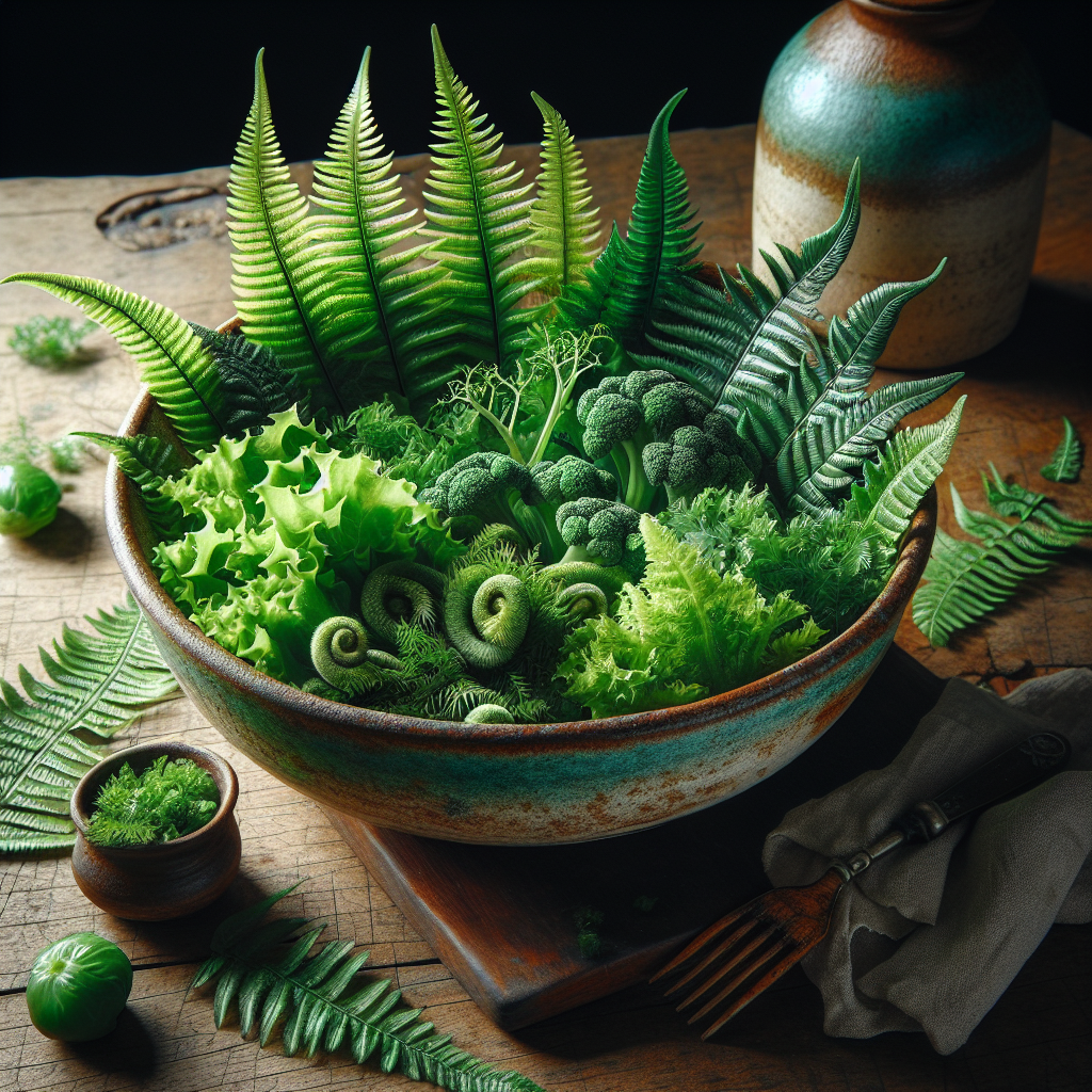 Nationalgericht Vanuatu: Fern Salad (Rezept)
