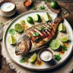 Nationalgericht Vanuatu: #Grilled Fish with Lime and Coconut# (Rezept)
