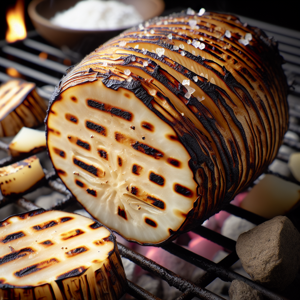 Nationalgericht Vanuatu: Grilled Taro (Rezept)