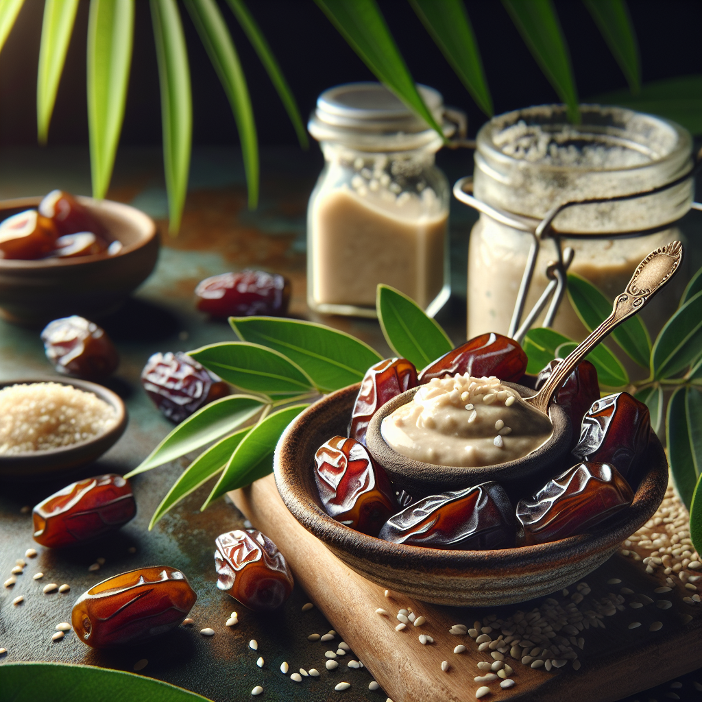 Nationalgericht Vereinigte Arabische Emirate: Dates with Tahini (Rezept)