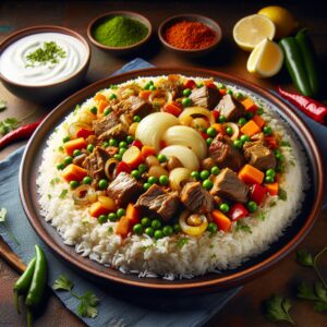 Nationalgericht Vereinigte Arabische Emirate: #Kabsa Lahem# (Rezept)