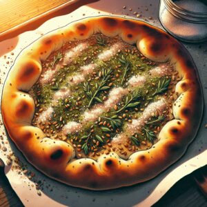 Nationalgericht Vereinigte Arabische Emirate: #Zaatar Manaqish# (Rezept)