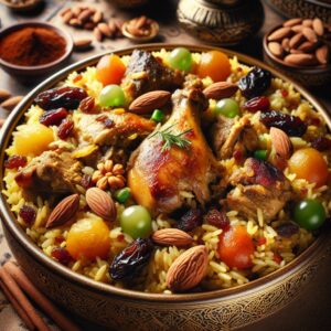 Nationalgericht Vereinigte Arabische Emirate: #Zabeel Majboos# (Rezept)