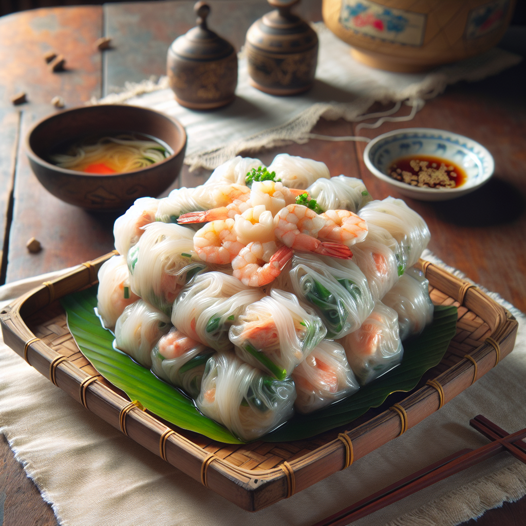 Nationalgericht Vietnam: Banh It Tran Tom Thit (Rezept)