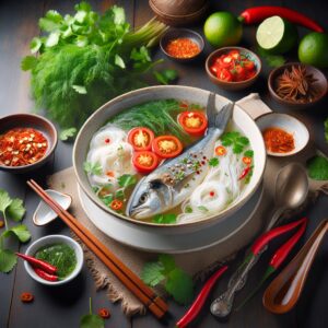Nationalgericht Vietnam: #Bun Ca Ro Dong# (Rezept)