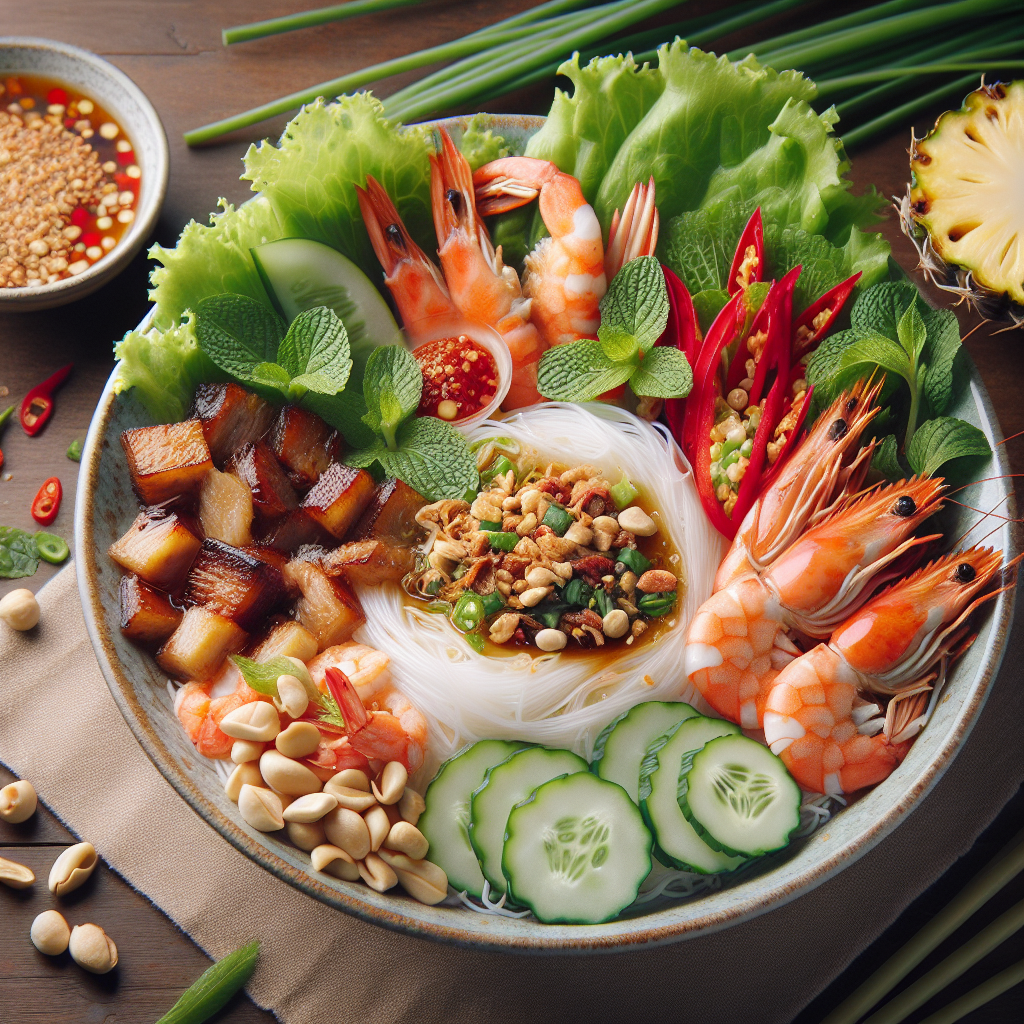 Nationalgericht Vietnam: Bun Mam Nem (Rezept)