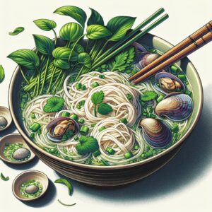 Nationalgericht Vietnam: #Bun Ngheu# (Rezept)
