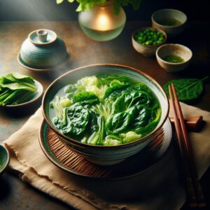 Nationalgericht Vietnam: #Canh Cai Be Xanh# (Rezept)