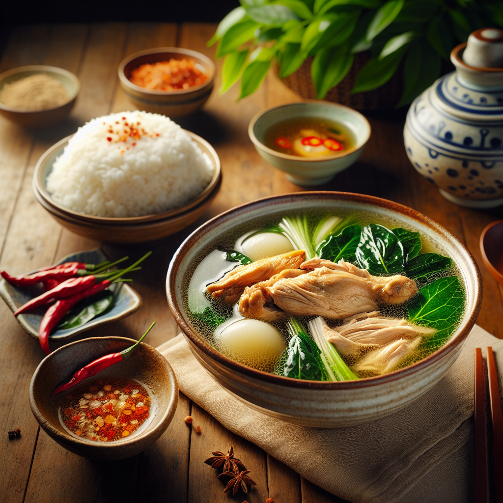 Nationalgericht Vietnam: Canh Ga Nau Rau Ngot (Rezept)
