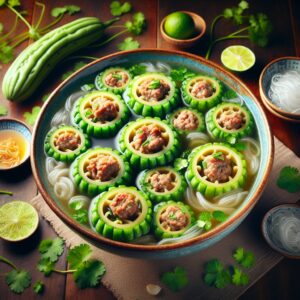 Nationalgericht Vietnam: #Canh Kho Qua Nhoi Thit# (Rezept)