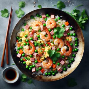 Nationalgericht Vietnam: #Com Chien Thap Cam# (Rezept)
