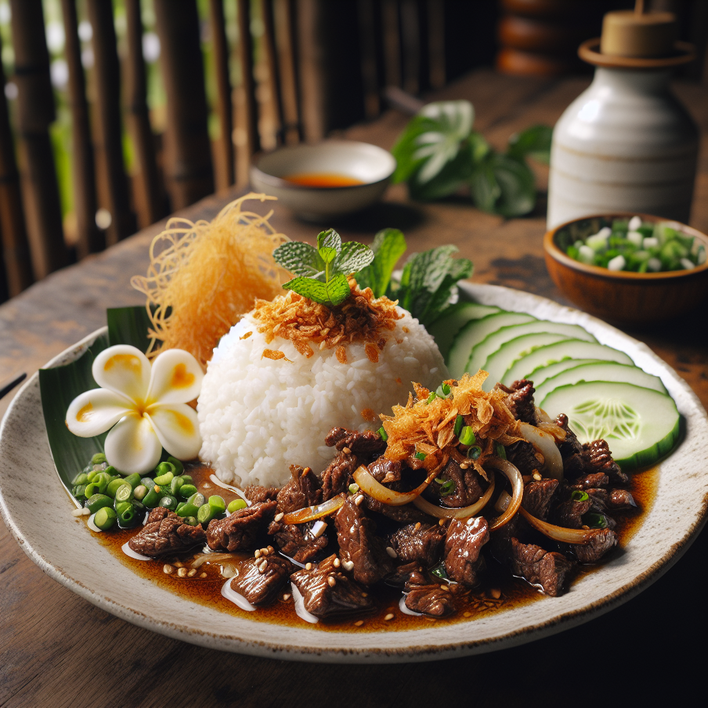 Nationalgericht Vietnam: Com Rang Dua Bo (Rezept)