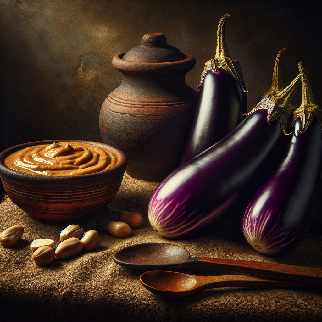 Nationalgericht Zentralafrikanische Republik: Aubergines à la sauce d’arachide (Rezept)