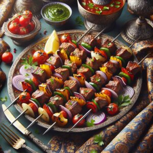 Nationalgericht Zentralafrikanische Republik: #Brochettes de viande# (Rezept)