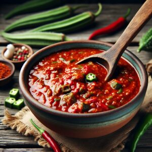 Nationalgericht Zentralafrikanische Republik: #Gombo sauce# (Rezept)