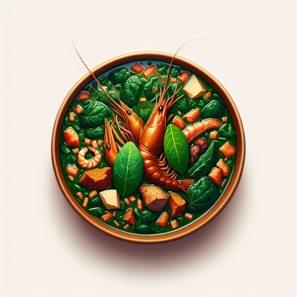 Nationalgericht Zentralafrikanische Republik: Soupe de Gnetum (Rezept)