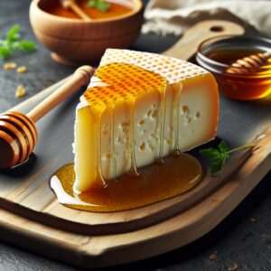 Nationalgericht Zypern: #Anari Käse mit Honig# (Rezept)