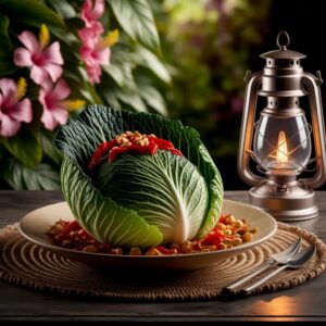 Nationalgericht Belize Cohune Cabbage (Rezept)
