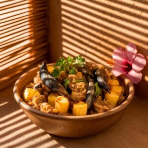 Nationalgericht Benin Amonou (Rezept)