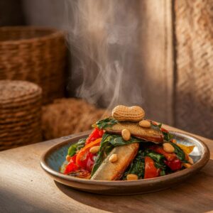 Nationalgericht Benin Klaklo (Rezept)