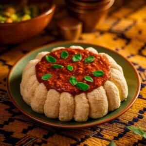 Nationalgericht Benin Sauce Feuilles (Rezept)