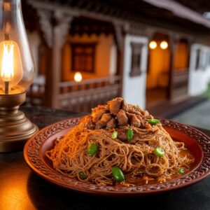 Nationalgericht Bhutan Norsha Paa (Rezept)