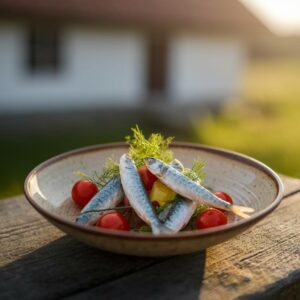 Nationalgericht Estland Räim tomatis (Rezept)