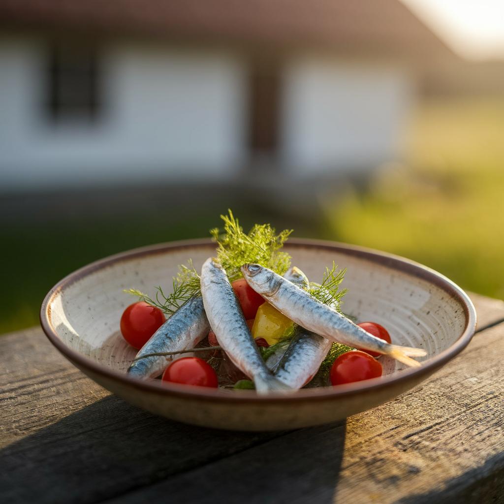 Nationalgericht Estland: Räim tomatis (Rezept)