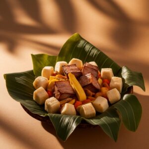 Nationalgericht Fiji Banana Lovo (Rezept)