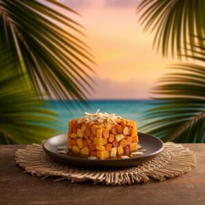 Nationalgericht Fiji Kumala and Banana Bake (Rezept)