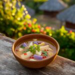 Nationalgericht Fiji Taro and Fish Soup (Rezept)