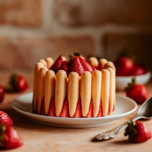 Nationalgericht Frankreich Charlotte aux Fraises (Rezept)