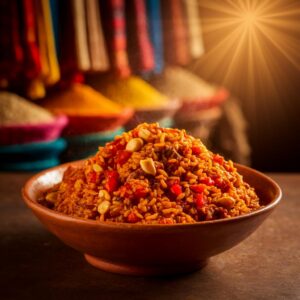 Nationalgericht Gambia Farin Tomoda (Rezept)